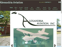 Tablet Screenshot of alexandriaaviation.com